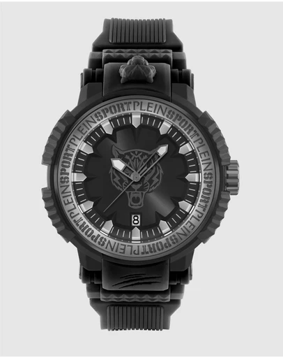 Plein Sport - PLEIN TIGER POWER 45mm Black dial with Black strap