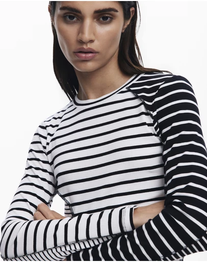 Desigual - Striped T-shirt