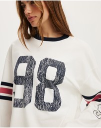 Cotton On - Ls Oversized Graphic Tee