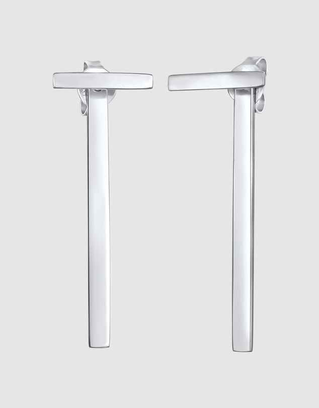 Elli Jewelry - Rod Stud Earrings in 925 Silver
