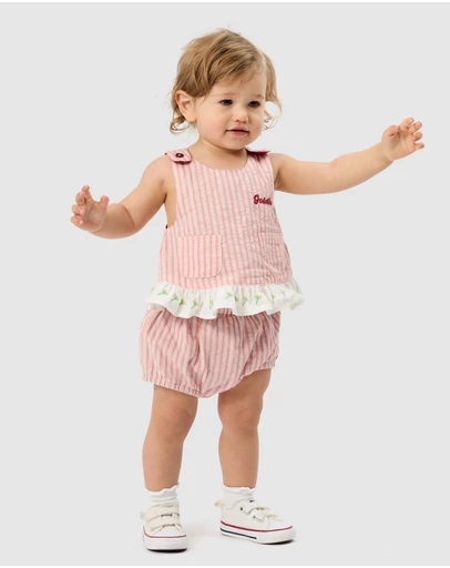 Goldie + Ace - Christmas Cross Back Tunic Set - ICONIC EXCLUSIVE - Babies
