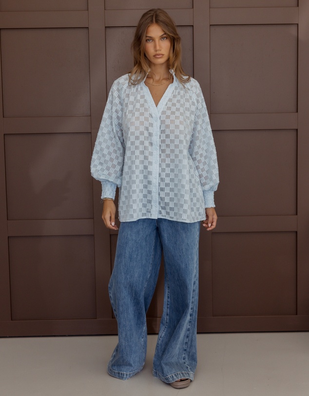 ALEXANDRA - Rean Blouse Light Blue