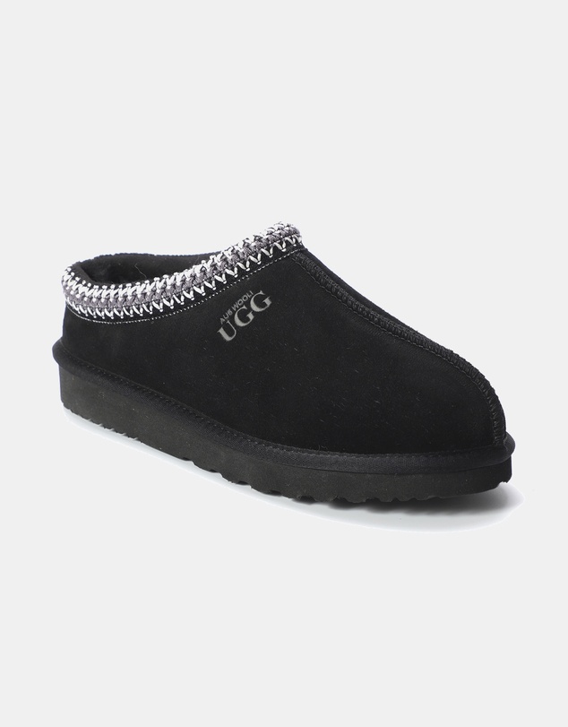 AusWooli Ugg Boots - Croydon Sheepskin Ankle Braid Slippers