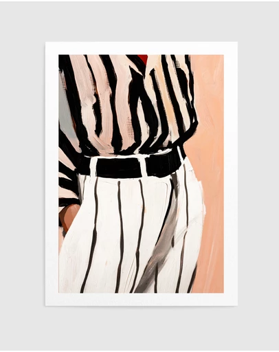 Olive et Oriel - Casual Cool by Treechild Art Print
