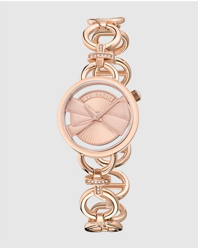 Ted Baker - Lilabel Bow Rose 28mm Gold-Tone Bracelet Watch