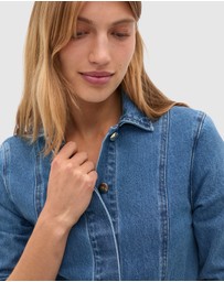 Seed Heritage - Denim Longsleeve Mini Dress