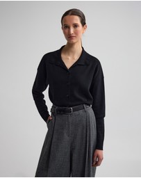 Oxford - Maddison Funnel Collar Cardigan