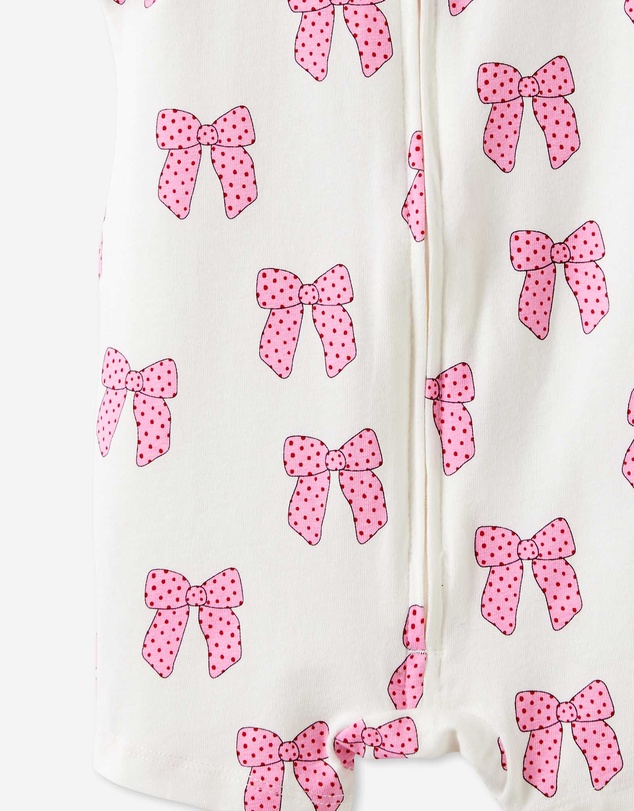 Cotton On Kids - Growie Short Sleeve Zip Romper