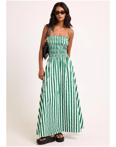 Subtitled - Manon Shirred Maxi Dress
