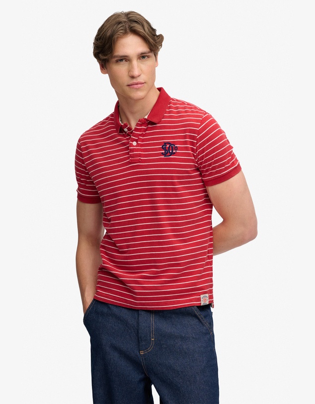 Superdry - Vintage Stripe Jersey Polo