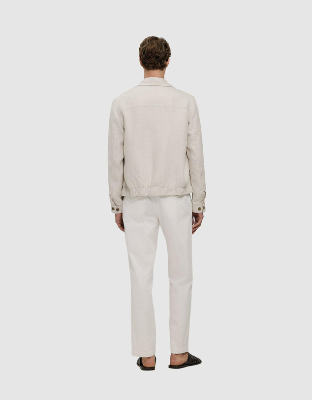 Trenery - Linen Harrington Jacket