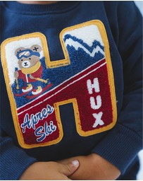 Huxbaby - Apres Ski Emblem Sweat - ICONIC EXCLUSIVE - Babies-Kids