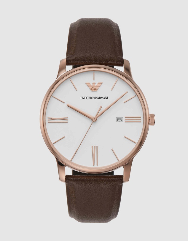 Emporio Armani - Brown Analogue Watch