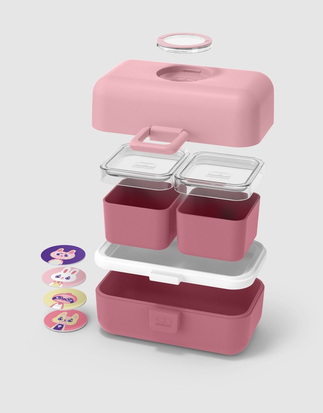Monbento - Monbento Mb Tresor Kids Bento Box - Pink Blush