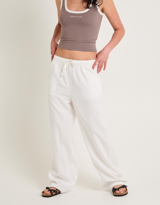 Subtitled - Kai Linen Draw Pant