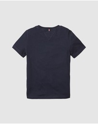 Tommy Hilfiger - Basic Crew Neck Short Sleeve Knit Tee - Teens