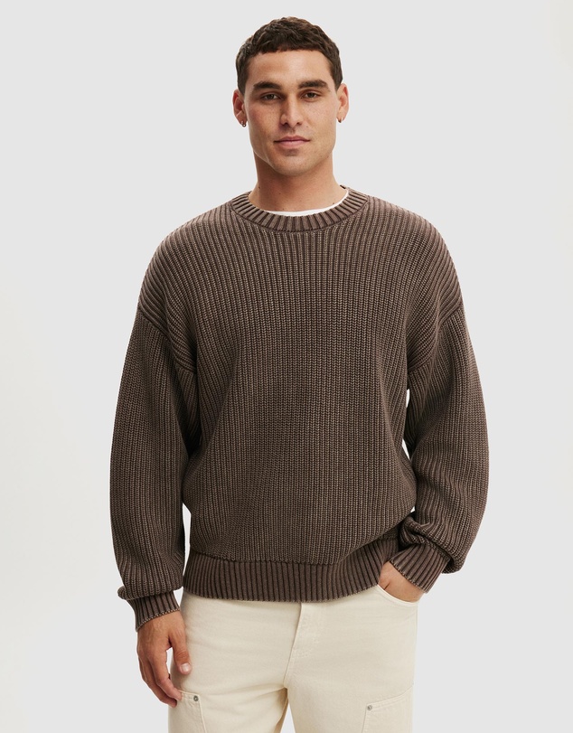 Cotton On - Box Fit Crew Knit