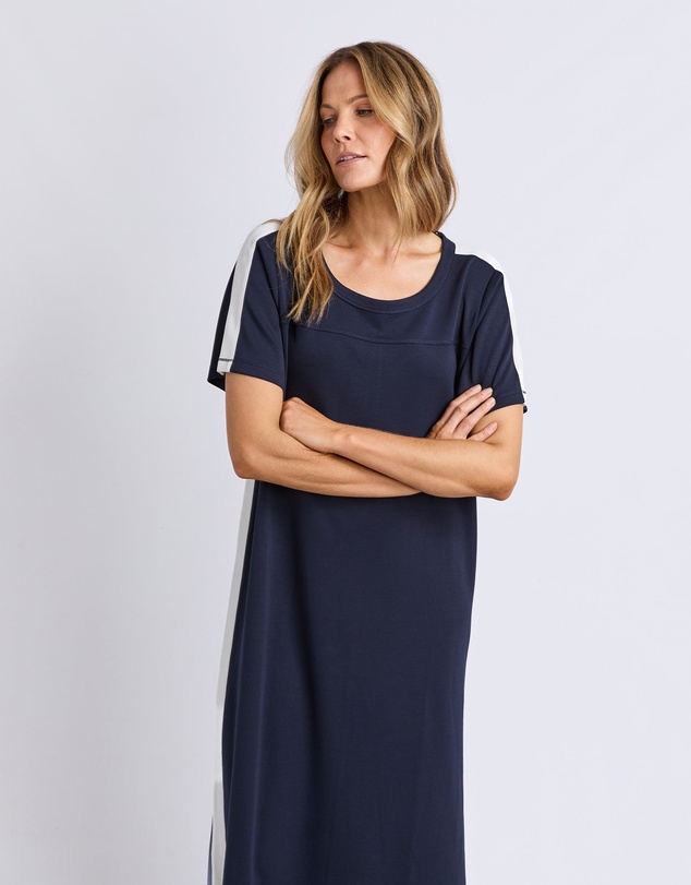 Foxwood - Chicago Dress Navy/White