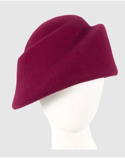 Max Alexander - Fuchsia Winter Felt Designer Hat