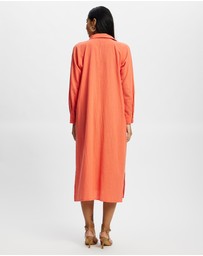 Florencia The Label - Blanca Maxi Shirt Dress