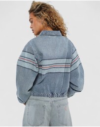 GUESS Originals - GUESS Originals Chest Stripe Bomber Jacket