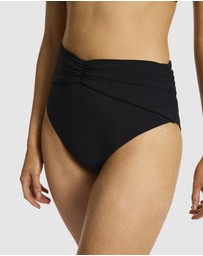 JETS - Jetset High Waist Ruched Bikini Bottom