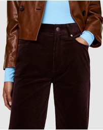 ARKET - Coral Corduroy Wide Jeans
