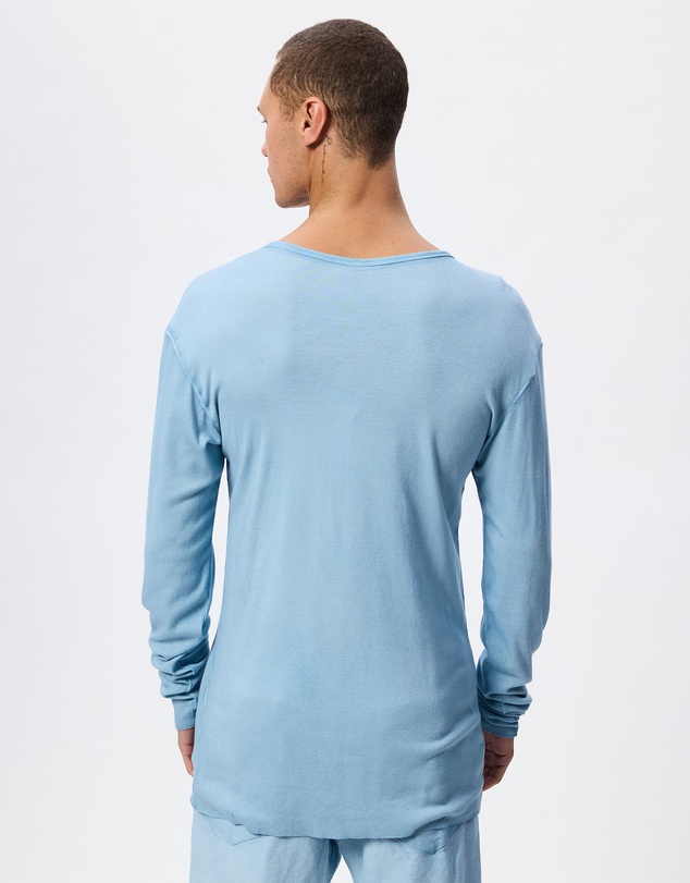 Surrounded By Ghosts - The Gypsum Slim Rib Knit Long Sleeve T-Shirt