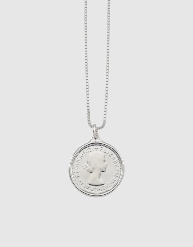 Von Treskow - Sixpence Coin Box Chain Necklace