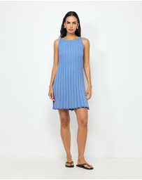 AERE - Zia Rib Knit Mini Dress