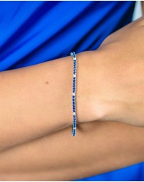 Georgini - Milestone Sapphire 2mm Tennis Bracelet