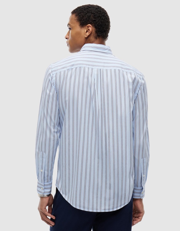 Tommy Hilfiger - TH Flex Regular Fit Stripe Poplin Shirt