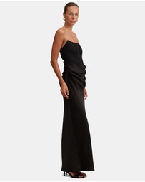 Forever New - Ivy Lace Corset Drape Maxi Dress