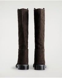 COS - Suede Riding Boots - Women's