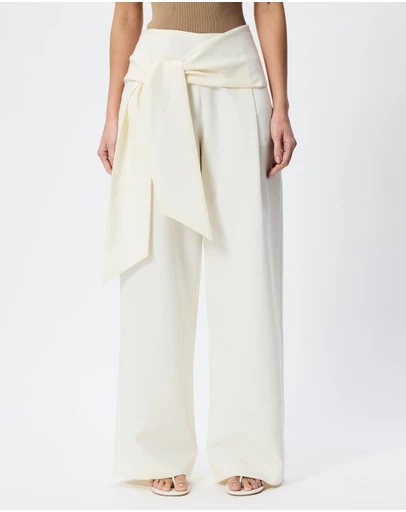 Tussah - Sophia High Waist Tie Detail Pants