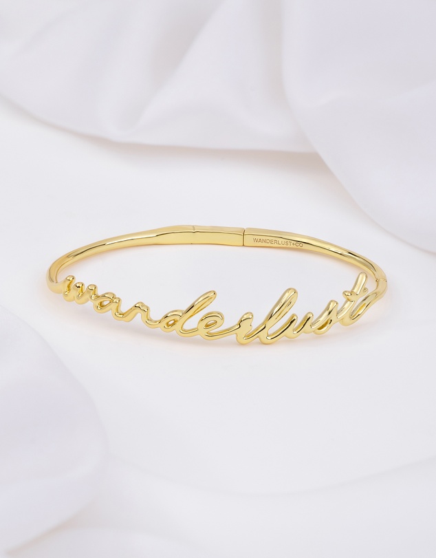 Wanderlust + Co - Wanderlust Gold Bangle
