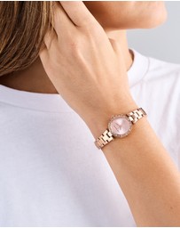 Ted Baker - Jolyye Crystal 24mm Rose Gold-Tone Bracelet Watch