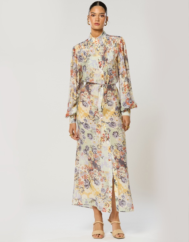 Winona - Genovia Button Maxi Dress