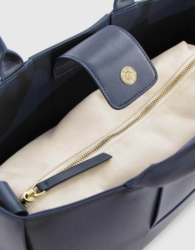 Belle & Bloom - Long Way Home Woven Tote - Navy