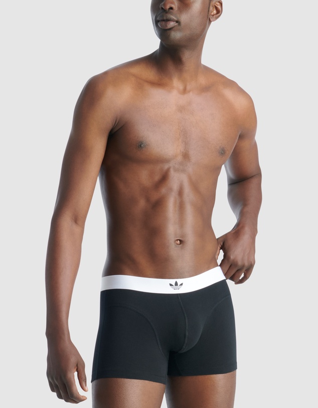 adidas Originals - 2 Pack Comfort Flex Cotton Body Lines Trunk Underwear