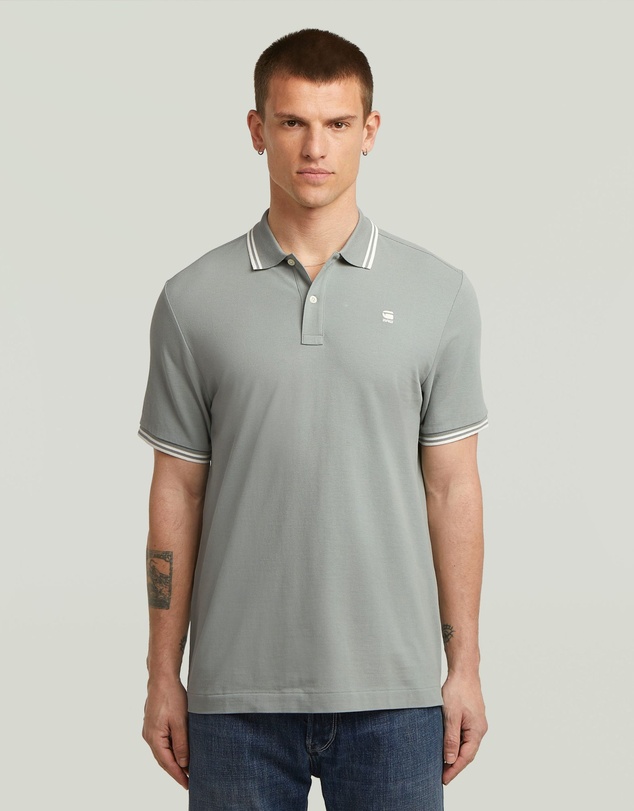 G-Star - Dunda slim stripe polo s\s