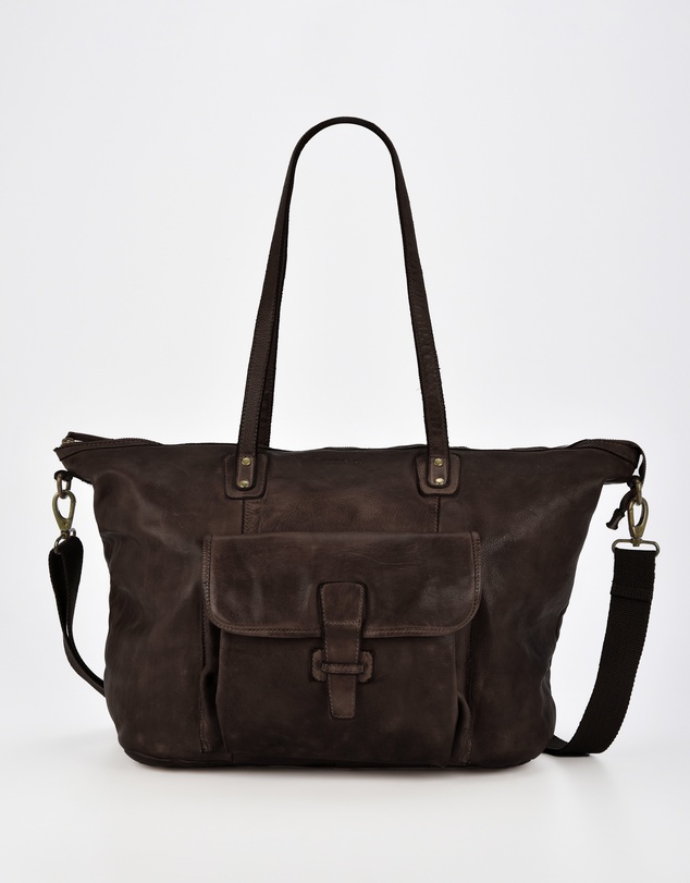 Cobb & Co - Rochester Washed Leather Weekender Bag