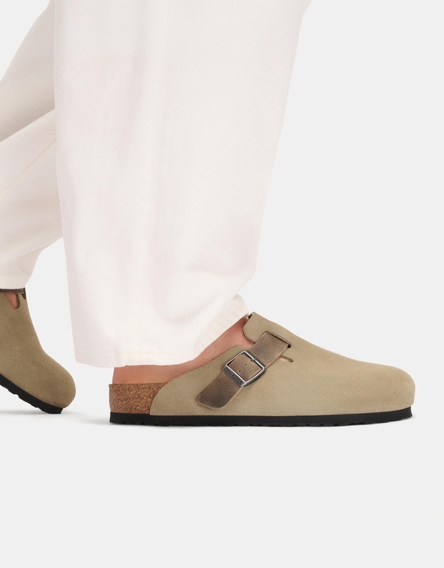 Birkenstock - Boston Oiled Suede Leather Regular Shoes - Unisex