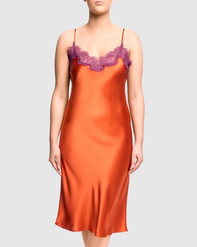 Sainted Sisters - Scarlett Silk Long Chemise