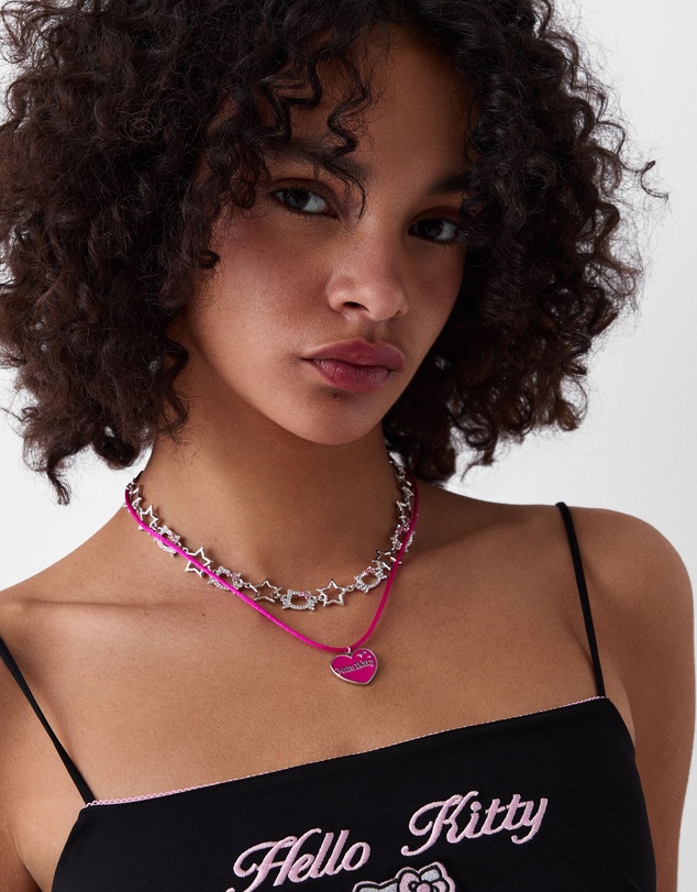 Bershka - Set Of 2 Hello Kitty Necklaces