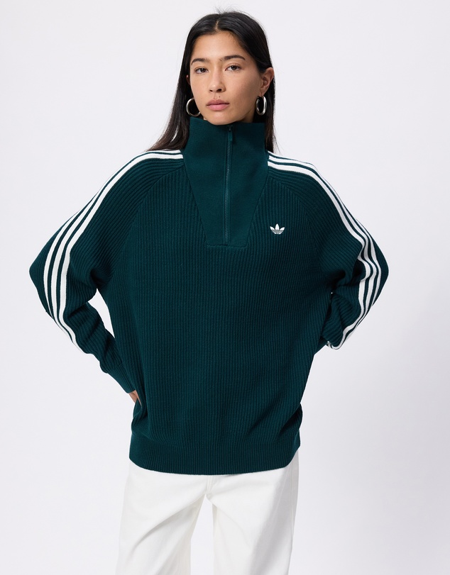 adidas Originals - Funnel Neck Quarter Zip Sweatshirt