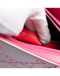 Pre-Loved by Azura Reborn - Pre-Loved Medium Tricolor Lambskin Macrocannage Stitched Lady Dior