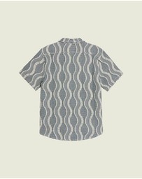 OAS Company - Nearly Black Cuba Waffle Shirt