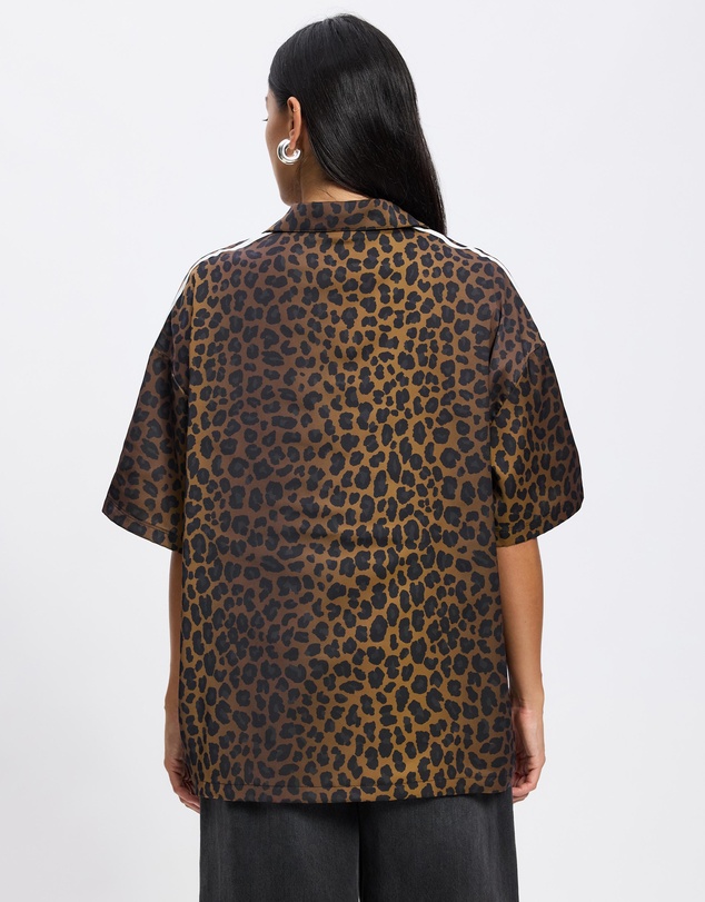 adidas Originals - Leopard Satin Shirt