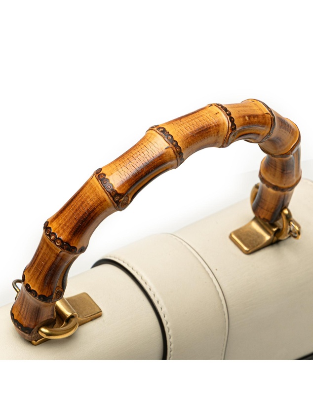 Pre-Loved by Azura Reborn - Pre-Loved Medium Leather Bamboo Dionysus Web Satchel